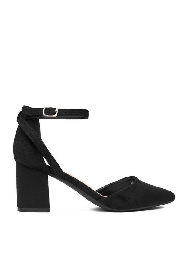 DeeZee Czółenka CEO-WSS20968-02 Czarny. Kolor: czarny. Materiał: materiał