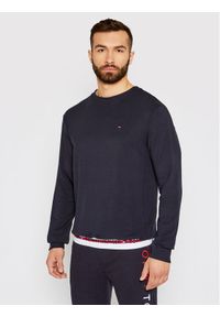 TOMMY HILFIGER - Tommy Hilfiger Bluza Track Top UM0UM01928 Granatowy Regular Fit. Kolor: niebieski