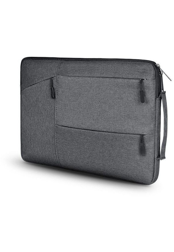 SUPERO - Torba na laptop 13 cali Tripocket Bag, szara. Kolor: szary