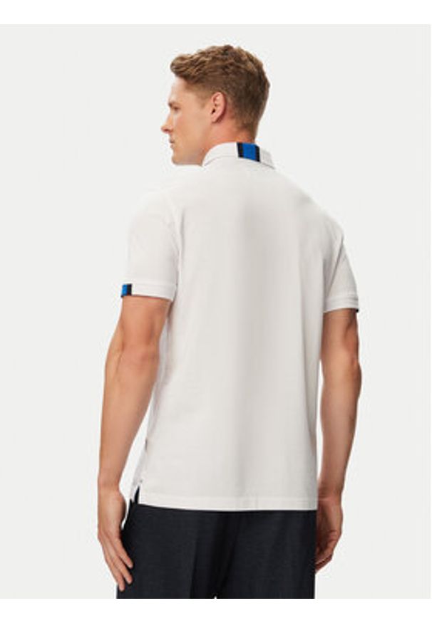Beverly Hills Polo Club Polo P-SS26M-P2770 Biały Regular Fit. Typ kołnierza: polo. Kolor: biały. Materiał: bawełna