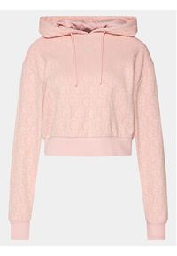 Guess Bluza Gj Logo V4RQ14 KC2W0 Różowy Regular Fit. Kolor: różowy. Materiał: bawełna #3