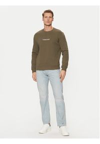 Guess Jeans Bluza M4YQ19 K9V31 Khaki Regular Fit. Kolor: brązowy. Materiał: bawełna #3