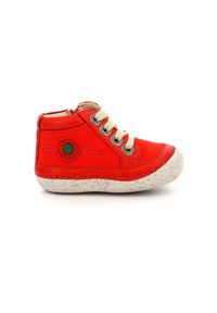 Kickers - Buty miejskie KICKERS SONISTREET ROUGE dziecięce. Kolor: czerwony