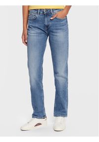 Pepe Jeans Jeansy Mary PL204164 Niebieski Straight Fit. Kolor: niebieski #1