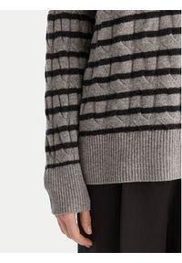 TOMMY HILFIGER - Tommy Hilfiger Golf WW0WW46791 Szary Regular Fit. Typ kołnierza: golf. Kolor: szary. Materiał: wełna #2