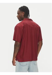 Element Koszula Bowling ELYWT00170 Bordowy Regular Fit. Kolor: czerwony. Materiał: wiskoza #4