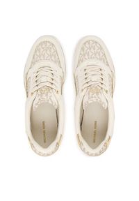 MICHAEL Michael Kors Sneakersy Emmy 43F5EMFS2L Beżowy. Kolor: beżowy. Materiał: skóra #4