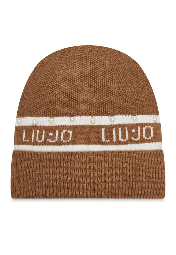 Czapka Liu Jo. Kolor: beżowy