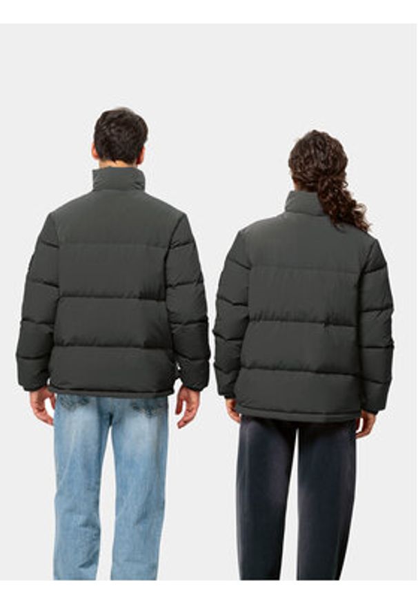 Jack Wolfskin Kurtka puchowa Dellbrueck Jkt 1207561 Czarny Regular Fit. Kolor: czarny. Materiał: syntetyk