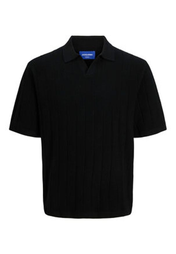 Jack & Jones Sweter Varenna 12272578 Czarny Relaxed Fit. Kolor: czarny. Materiał: bawełna