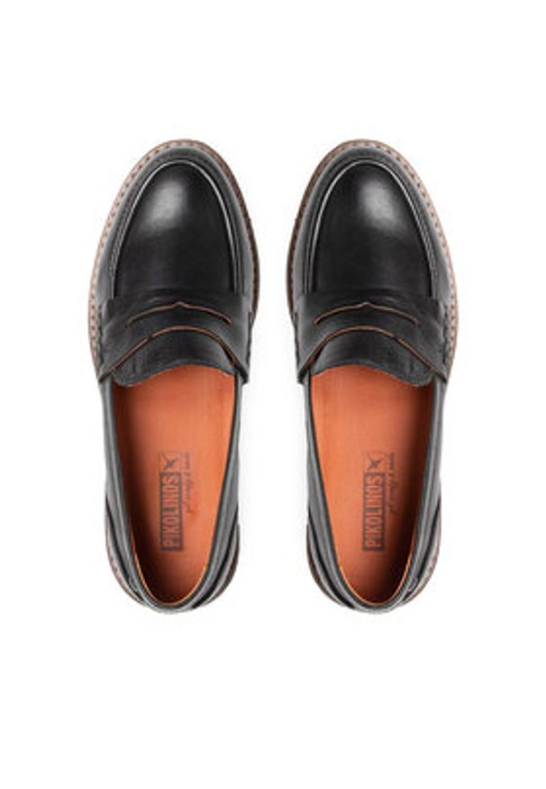 Pikolinos Mokasyny W8J-3541 Czarny. Kolor: czarny. Materiał: skóra