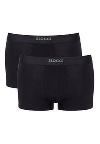Sloggi Komplet 2 par bokserek 10222379 Czarny. Kolor: czarny. Materiał: bawełna #4