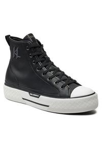 Karl Lagerfeld - KARL LAGERFELD Trampki KL50450 Czarny. Kolor: czarny. Materiał: skóra #6