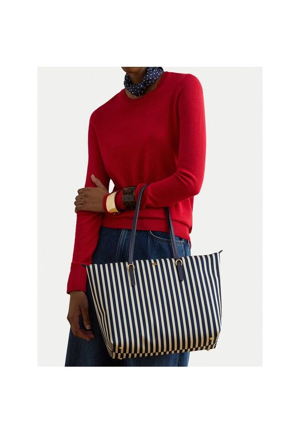 Lauren Ralph Lauren - Torebka LAUREN RALPH LAUREN. Kolor: niebieski