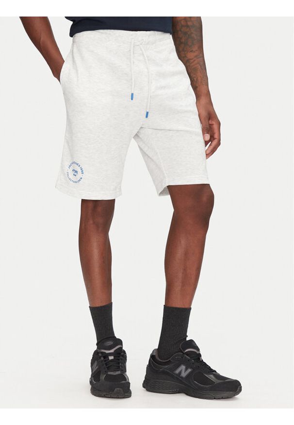 Jack & Jones Szorty sportowe Gordon 12268446 Szary Regular Fit. Kolor: szary. Materiał: syntetyk, bawełna. Styl: sportowy