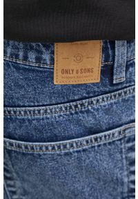 Only & Sons jeansy Edge męskie. Kolor: niebieski
