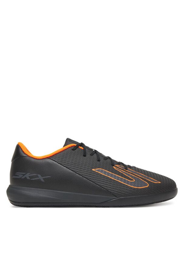 skechers - Skechers Buty do piłki nożnej Academy Ic 252128 BKOR Czarny. Kolor: czarny. Materiał: skóra
