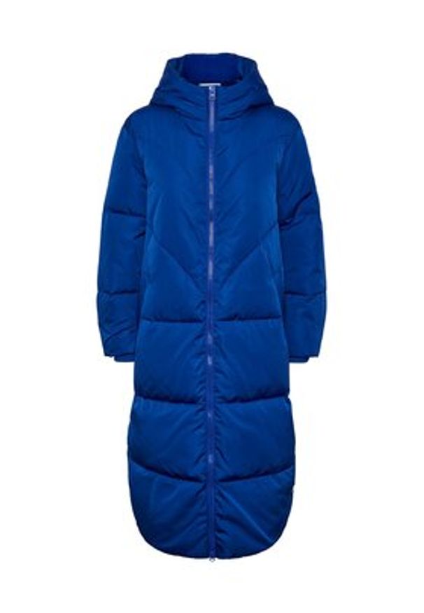 YAS Kurtka puchowa 26030707 Niebieski Regular Fit. Kolor: niebieski. Materiał: puch, syntetyk