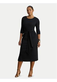 Lauren Ralph Lauren - LAUREN RALPH LAUREN Sukienka codzienna 200973598004 Czarny Regular Fit. Okazja: na co dzień. Kolor: czarny. Materiał: syntetyk. Typ sukienki: proste. Styl: casual #6