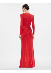 Elisabetta Franchi Sukienka wieczorowa AB-493-37E2-V720 Czerwony Regular Fit. Kolor: czerwony. Styl: wizytowy