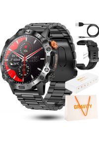 Smartwatch Gravity Zegarek męski SMARTWATCH GRAVITY SMA20-1 zestaw z torebką. Rodzaj zegarka: smartwatch #1