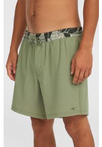Szorty plażowe męskie O'Neill Pocket Print 16". Kolor: zielony. Wzór: nadruk