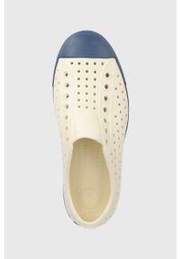 Native tenisówki Jefferson damskie kolor beżowy. Nosek buta: okrągły. Kolor: beżowy #3
