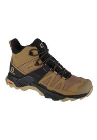 salomon - Buty Salomon X Ultra 4 Mid Gtx 412941 brązowe. Zapięcie: sznurówki. Kolor: brązowy. Materiał: syntetyk, tkanina. Szerokość cholewki: normalna