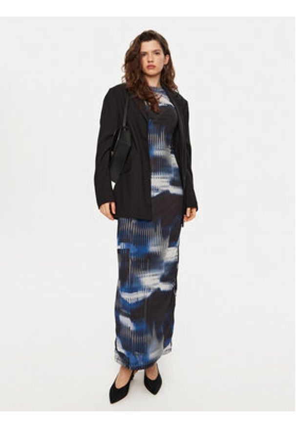 Karl Lagerfeld Jeans Sukienka codzienna A1W13013 Kolorowy Slim Fit. Okazja: na co dzień. Materiał: syntetyk. Wzór: kolorowy. Typ sukienki: proste. Styl: casual