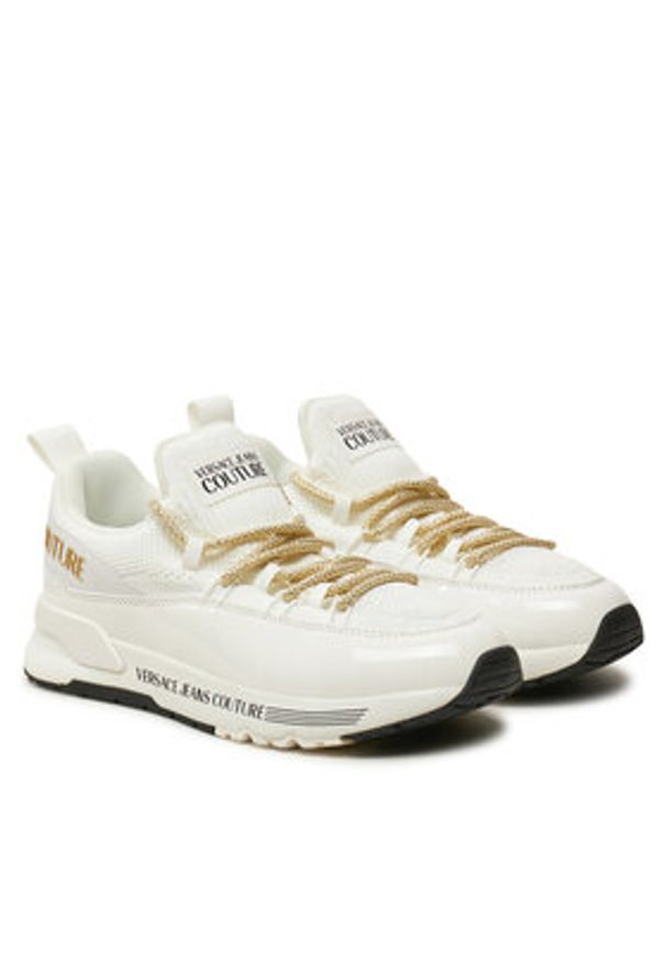 Versace Jeans Couture Sneakersy Dynamic 77VA3SAB Biały. Kolor: biały. Materiał: materiał