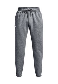 Under Armour Spodnie dresowe UA Essential Fleece Jogger 1373882 Szary Regular Fit. Kolor: szary. Materiał: dresówka