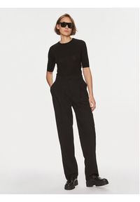 DAY Sweter Carolina 100052 Czarny Regular Fit. Kolor: czarny. Materiał: wełna #5