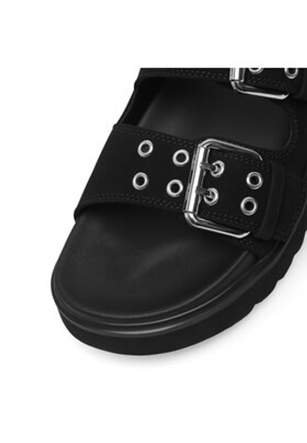 DeeZee Klapki HY86009-16 Czarny. Kolor: czarny. Materiał: syntetyk