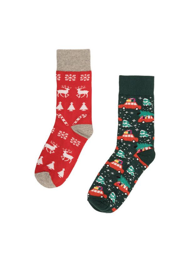 Lasocki Skarpety długie 2MB-004-AW23 (2-pack) Kolorowy. Materiał: materiał. Wzór: kolorowy