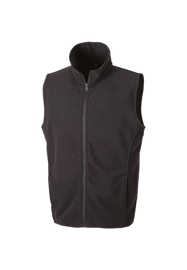 RESULT - Kamizelka z mikropolaru Result. Kolor: czarny. Materiał: polar