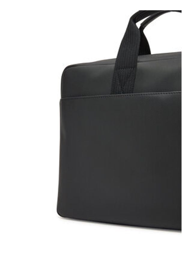 Lacoste Torba na laptopa NH4429HC Czarny. Kolor: czarny. Materiał: skóra