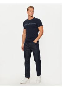 Emporio Armani Underwear T-Shirt 111035 4F516 00135 Granatowy Slim Fit. Kolor: niebieski. Materiał: bawełna