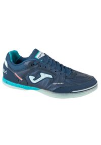 Joma - Buty halowe do piłki nożnej męskie, Top Flex 25 TOPS IN. Kolor: biały, wielokolorowy, niebieski