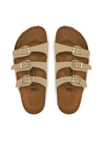 Birkenstock Klapki Florida 1029265 Écru. Materiał: skóra #5