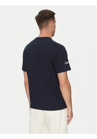Lacoste T-Shirt TH9769 Granatowy Regular Fit. Kolor: niebieski. Materiał: bawełna #5