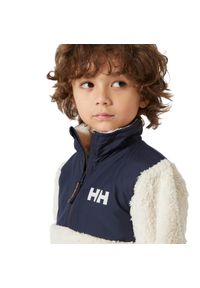 Dziecięca kurtka dresowa 1/2 zip Helly Hansen Champ. Kolor: beżowy, biały, wielokolorowy. Materiał: dresówka