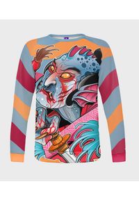 MegaKoszulki - Bluza damska fullprint Japanese Demon. Długość: długie. Styl: klasyczny #1