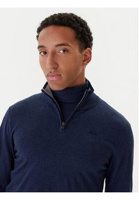 Robe di Kappa Golf 68118HW 194 Granatowy Regular Fit. Typ kołnierza: golf. Kolor: niebieski. Materiał: bawełna