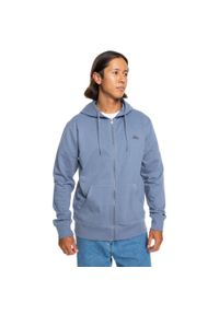 Quiksilver - Bluza na zamek BASIC ZIP Mężczyźni. Kolor: szary. Materiał: tkanina, poliester, bawełna
