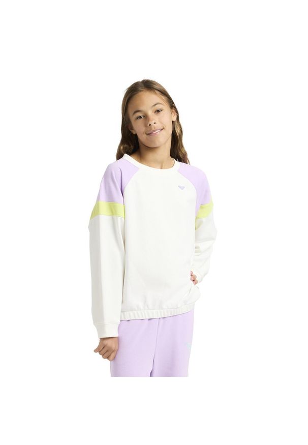 Roxy - Bluza dla Dziewczynki SWELL SPIRIT Biały. Okazja: na co dzień. Kolor: biały. Materiał: poliester, bawełna, tkanina. Sezon: lato. Styl: casual