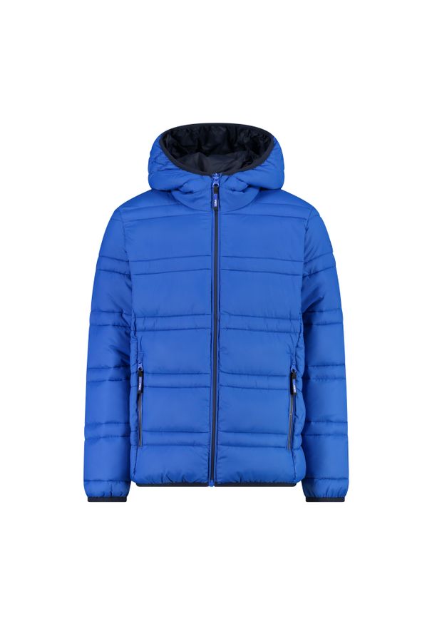 Kurtka dziecięca z kapturem CMP. Typ kołnierza: kaptur. Kolor: niebieski. Sezon: zima