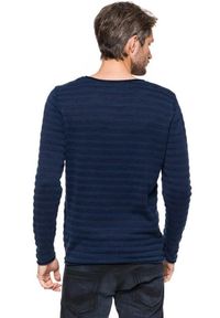 Tom Tailor - MĘSKI SWETER TOM TAILOR INDIGO SWEATER 3019542.00.12 COL. 6889. Styl: elegancki