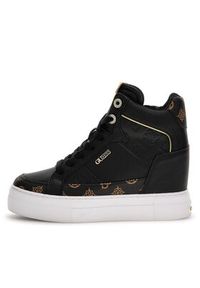 Guess Sneakersy Fridan FL7FRI FAL12 Czarny. Kolor: czarny. Materiał: skóra #5