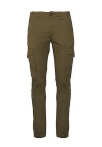 Jack & Jones Spodnie materiałowe Paul Flake 12141844 Zielony Tapered Fit. Kolor: zielony. Materiał: bawełna #2