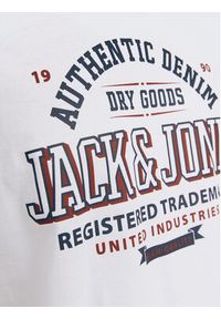 Jack & Jones - Jack&Jones T-Shirt Logo 12254862 Biały Standard Fit. Kolor: biały. Materiał: bawełna #6